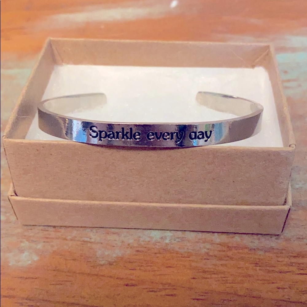 Sparkle Every Day Adjustable Bangle